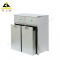 Two-compartment Wheeled Stainless Steel Recycle Bin(TH2-86SW) 